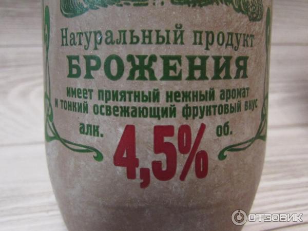 Натуральный продукт брожения Бородино Елаха Грушевая фото