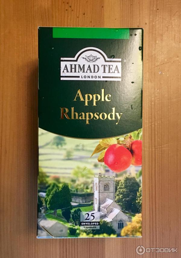 Черный чай Ahmad Tea Apple Rhapsody со вкусом яблока и мяты фото