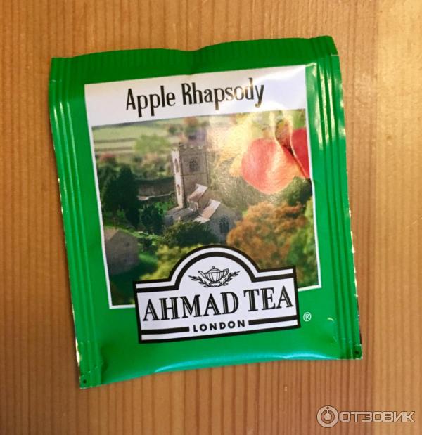 Черный чай Ahmad Tea Apple Rhapsody со вкусом яблока и мяты фото