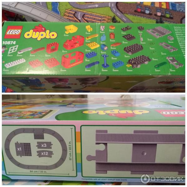 Конструктор 10874 LEGO DUPLO Поезд на паровой тяге