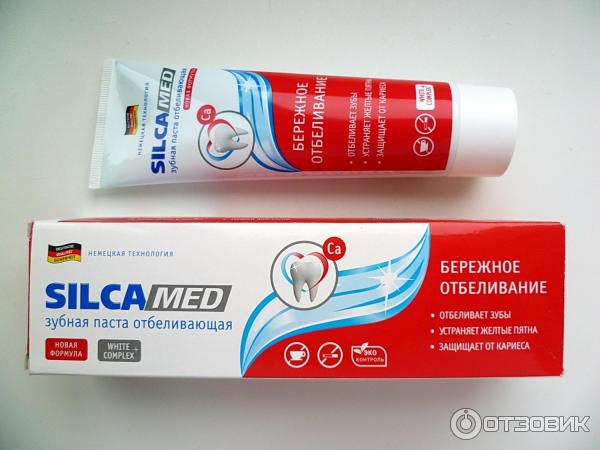 Зубная паста отбеливающая Silca med фото