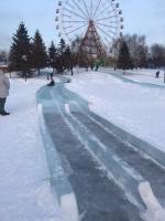 Ледовый городок (Россия, Новосибирск) фото