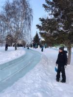 Ледовый городок (Россия, Новосибирск) фото