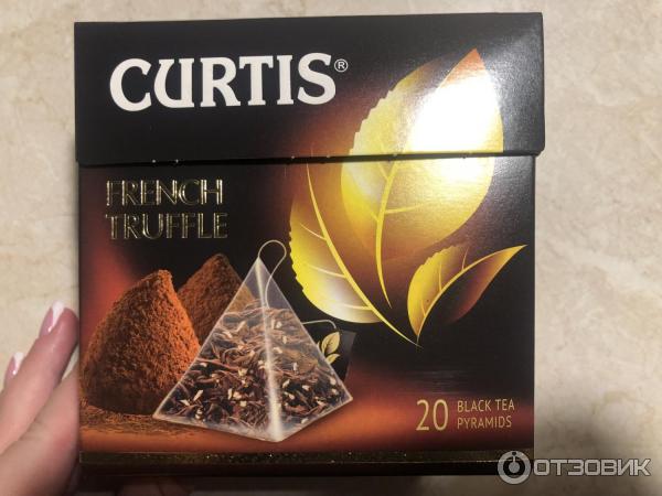 Чай черный Curtis French Truffle Французский трюфель в пирамидках фото