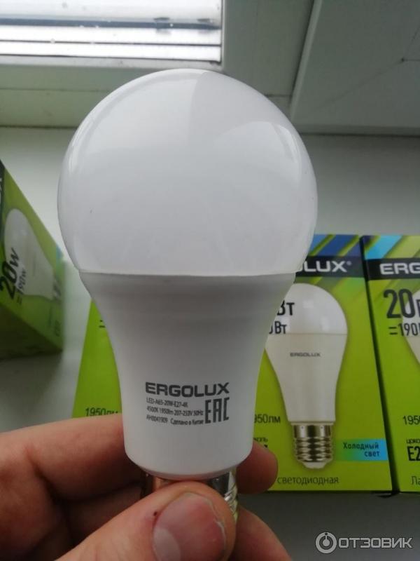 Светодиодная лампа Ergolux LED-A65-20W-E27-4K