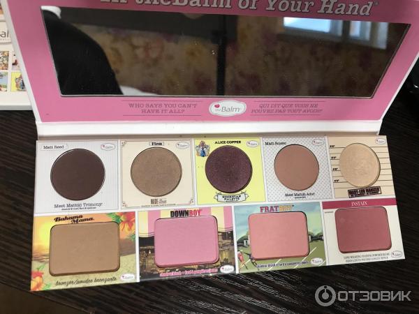 Палетка средств для макияжа The Balm In theBalm of your hand фото