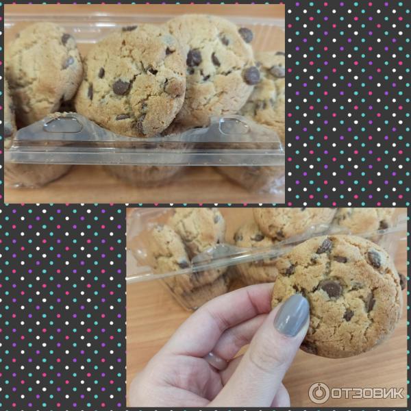 Печенье Milka Choco cookies с кусочками молочного шоколада фото