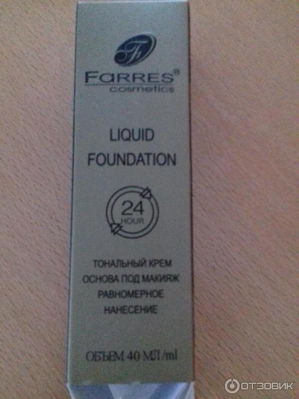 Тональный крем Farres Cosmetics Liquid foundation 24 hour фото