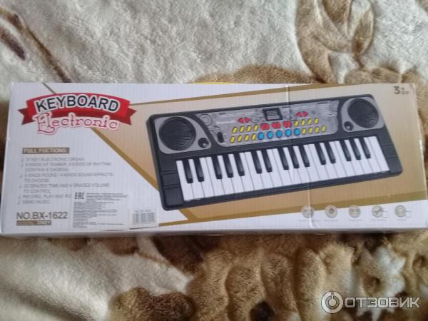 Детский синтезатор с микрофоном Electronic Keyboard SK-3738 фото