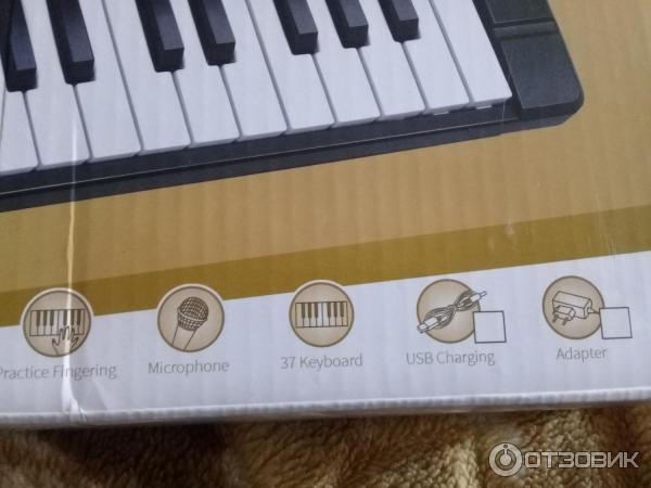 Детский синтезатор с микрофоном Electronic Keyboard SK-3738 фото