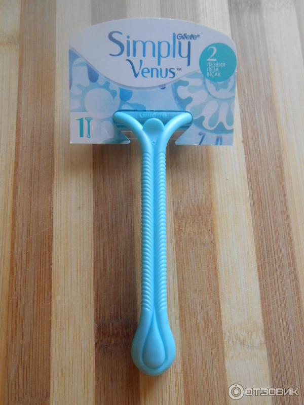 Женский бритвенный станок Gillette Simply Venus 2 (одноразовый) фото