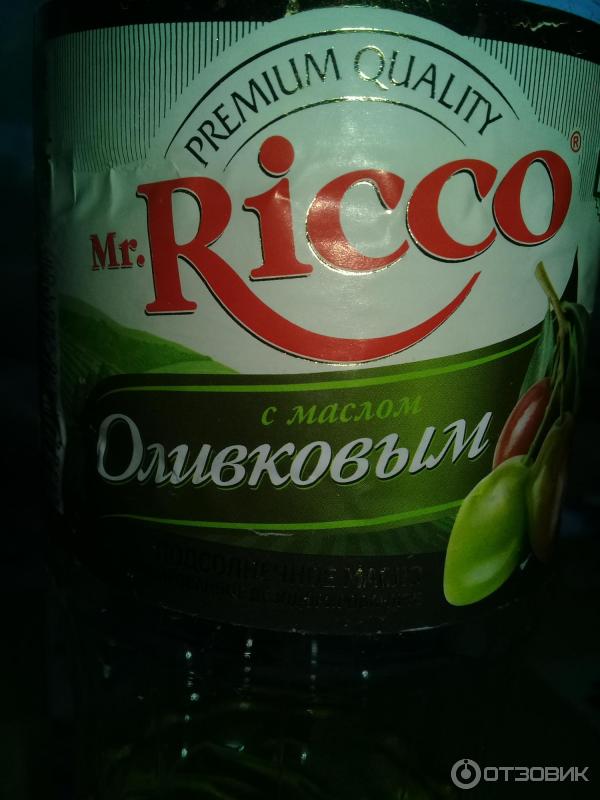 Подсолнечное масло Mr. Ricco с добавлением оливкового фото