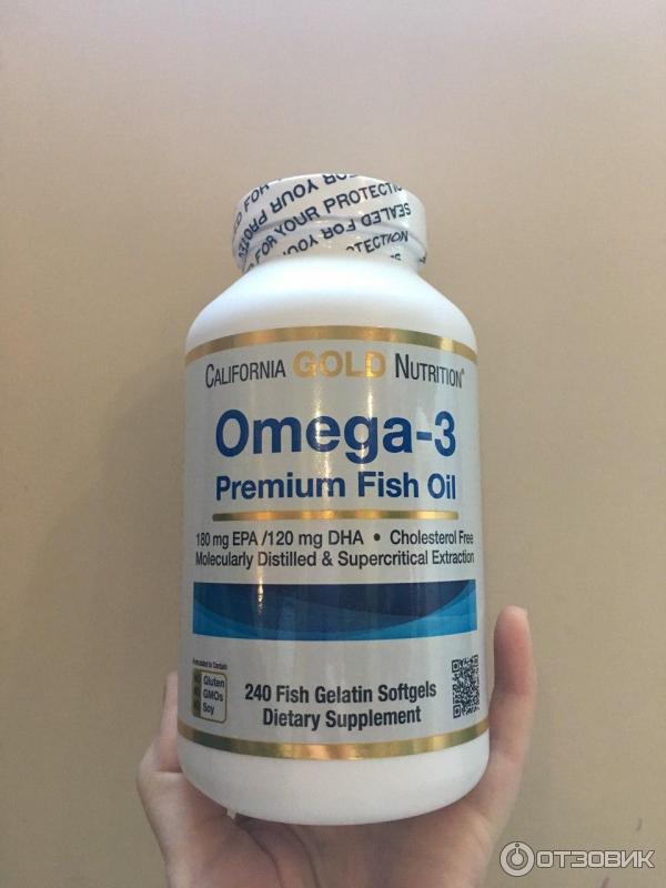 БАД California GOLD Nutrition Omega-3 Premium Fish Oil фото