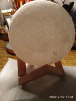 Светильник 3D Print Moon Lamp "Луна" фото
