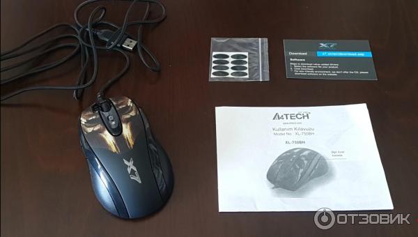 Игровая лазерная мышь A4Tech XL-750BH фото