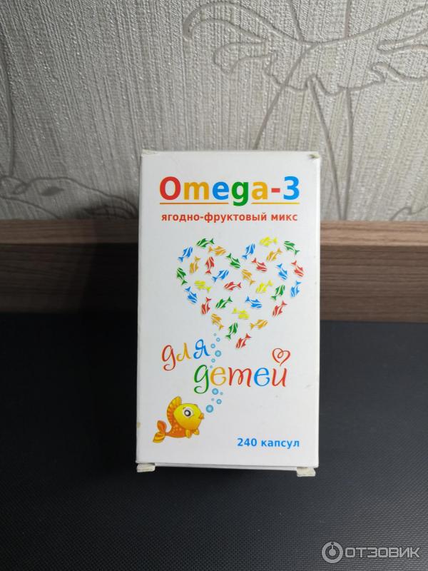 Капсулы Полярис Omega-3 для детей Ягодно-фруктовый микс фото