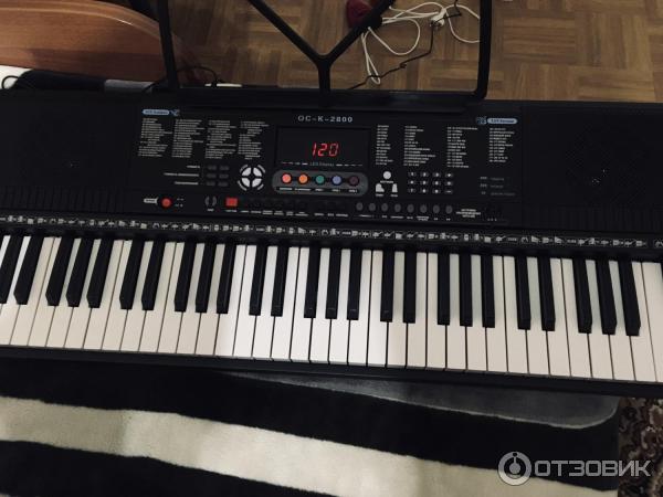 Детский синтезатор с микрофоном Electronic Keyboard SK-3738 фото