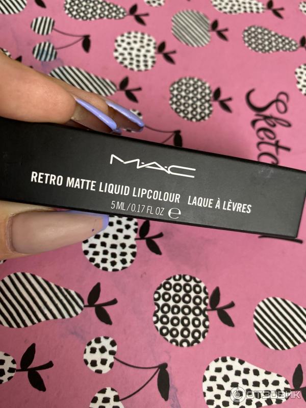 Помада MAC Retro Matte Liquid Lipcolor rich & restless фото