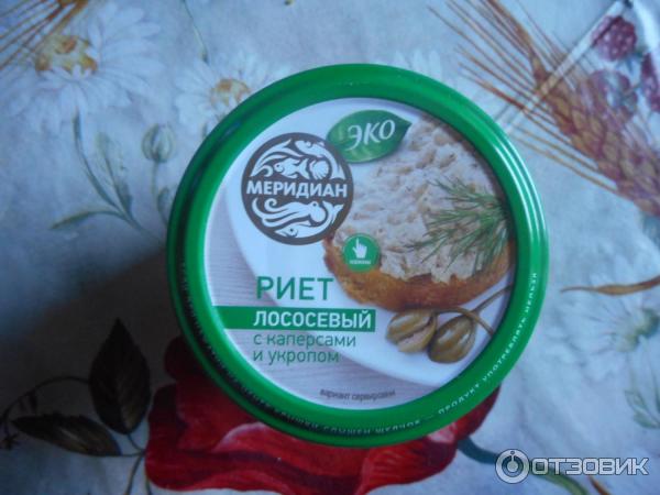 Риет из лосося с каперсами и укропом Меридиан-Эко фото