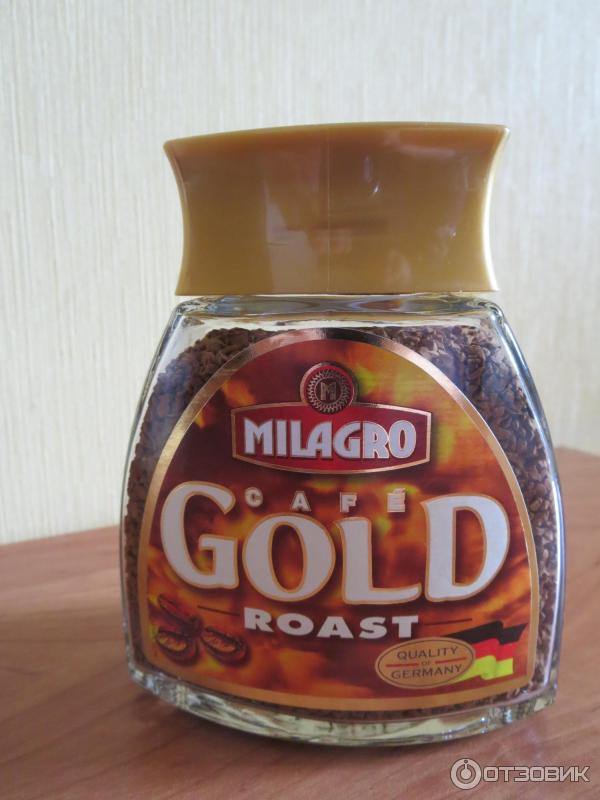 Растворимый кофе Milagro Gold roast фото