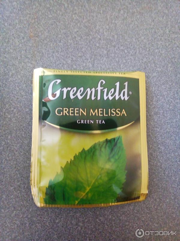 Чай зеленый с мелиссой Greenfield Green Melissa фото