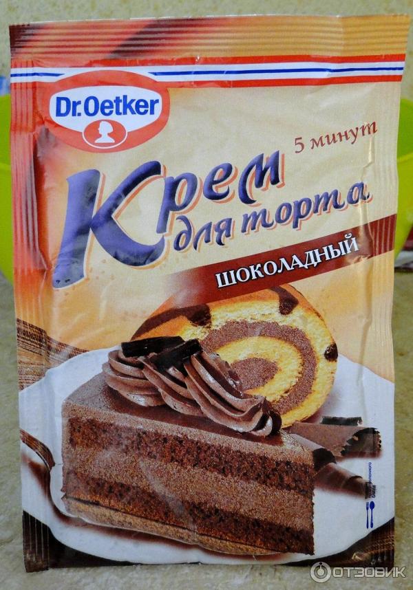Крем для торта Dr.Oetker фото