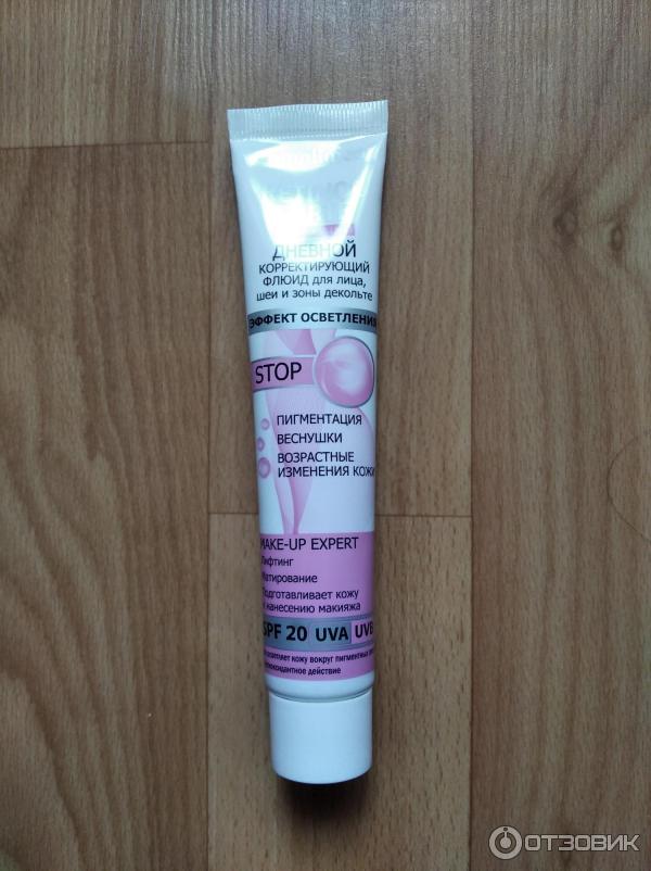 Дневной корректирующий флюид Compliment Retinol Forte эффект осветления фото