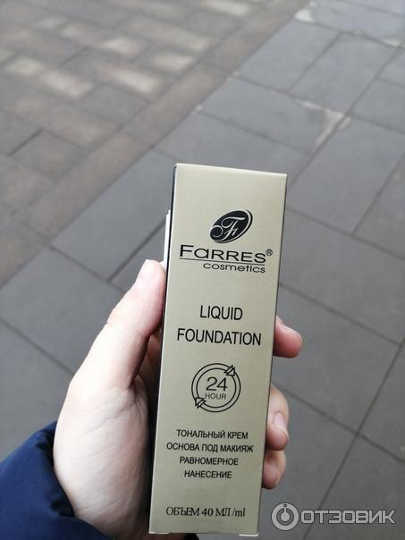 Тональный крем Farres Cosmetics Liquid foundation 24 hour фото