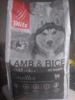 Корм для собак Blitz adult lamb and rice all breeds Sensitive фото