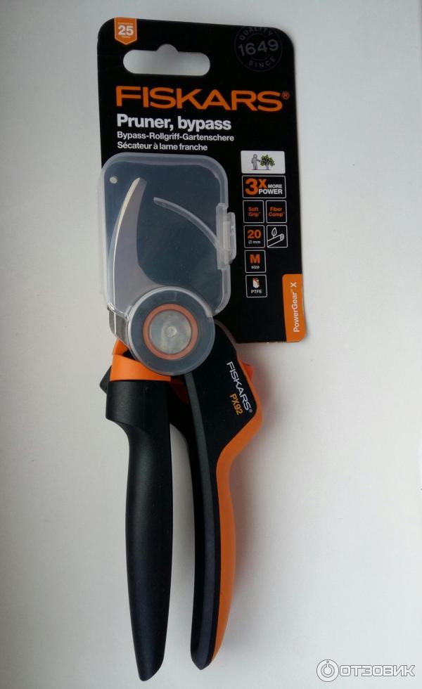 Секатор садовый Fiskars PowerGearX M PX92 фото