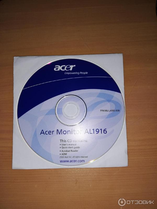 Монитор Acer AL1916 фото