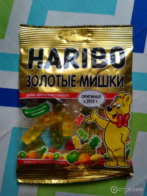 Жевательный мармелад Haribo Золотой мишка фото