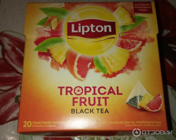 Чай черный Lipton в пирамидках фото