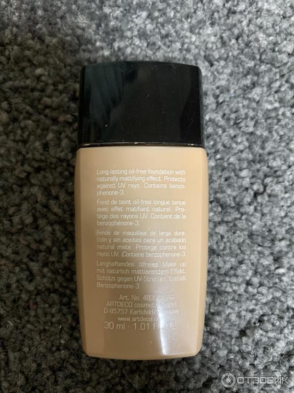 Тональный крем ArtDeco Long-lasting Foundation oil-free SPF 20 фото