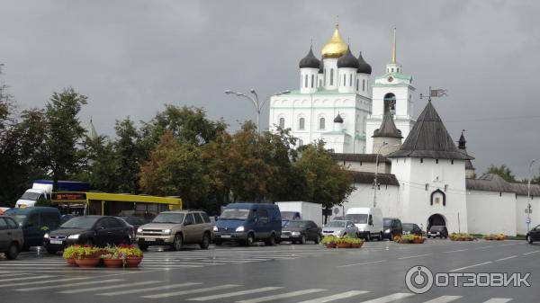 Вид на Кремль со стороны ПсковГУ