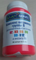 БАД Вис "Благомакс" Комплекс витаминов группы В и инозита фото