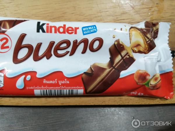 Батончик Kinder Bueno фото