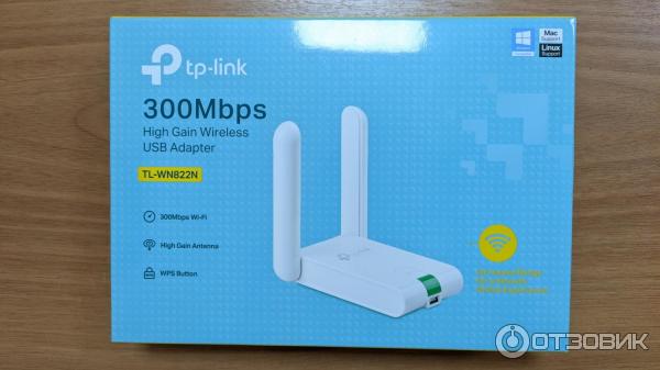 Wi-Fi адаптер TP-Link TL-WN822N USB фото