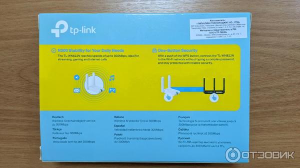 Wi-Fi адаптер TP-Link TL-WN822N USB фото