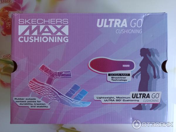 Сандалии женские Skechers Max Cushioning фото