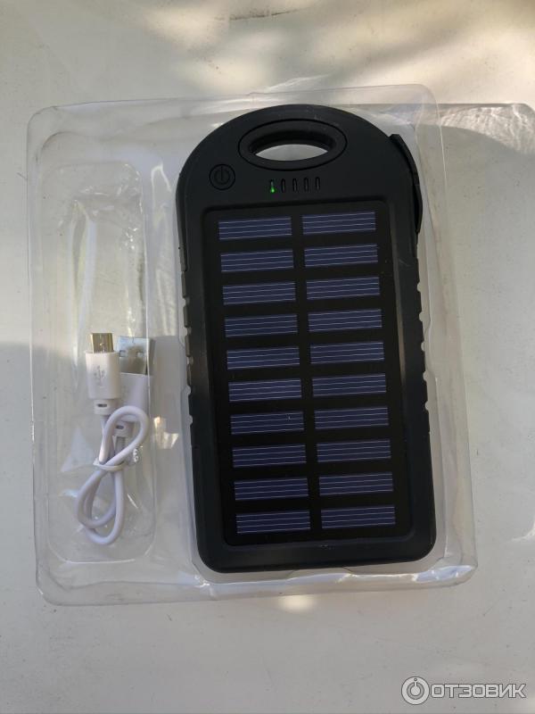 Внешний аккумулятор Aliexpress Solar power bank 50000 mAh фото