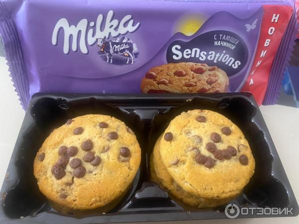 Печенье Milka Sensations фото