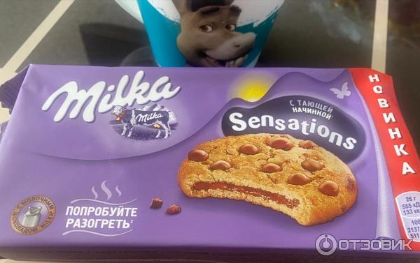 Печенье Milka Sensations фото