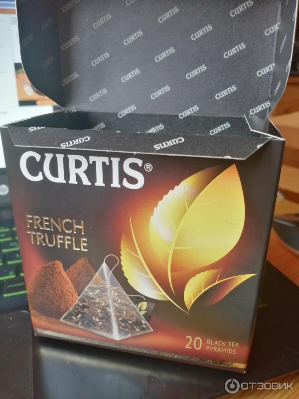 Чай черный Curtis French Truffle Французский трюфель в пирамидках фото