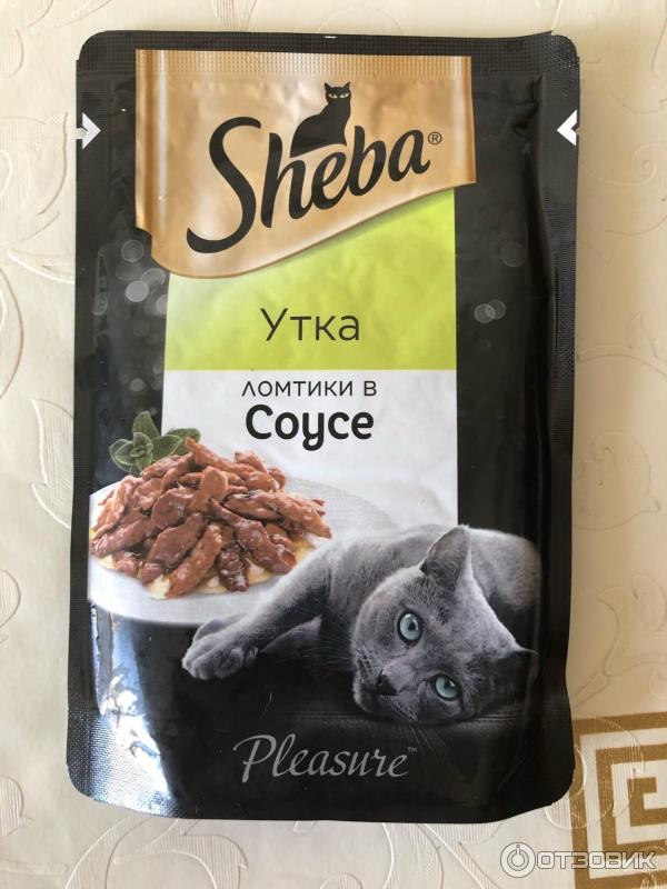 Корм для кошек Sheba утка ломтики в соусе фото