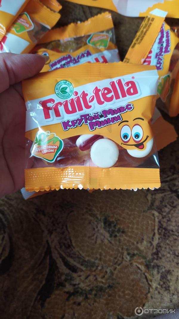 Жевательный мармелад Fruit-tella крутой микс мини фото