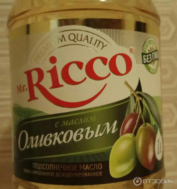 Подсолнечное масло Mr. Ricco с добавлением оливкового фото