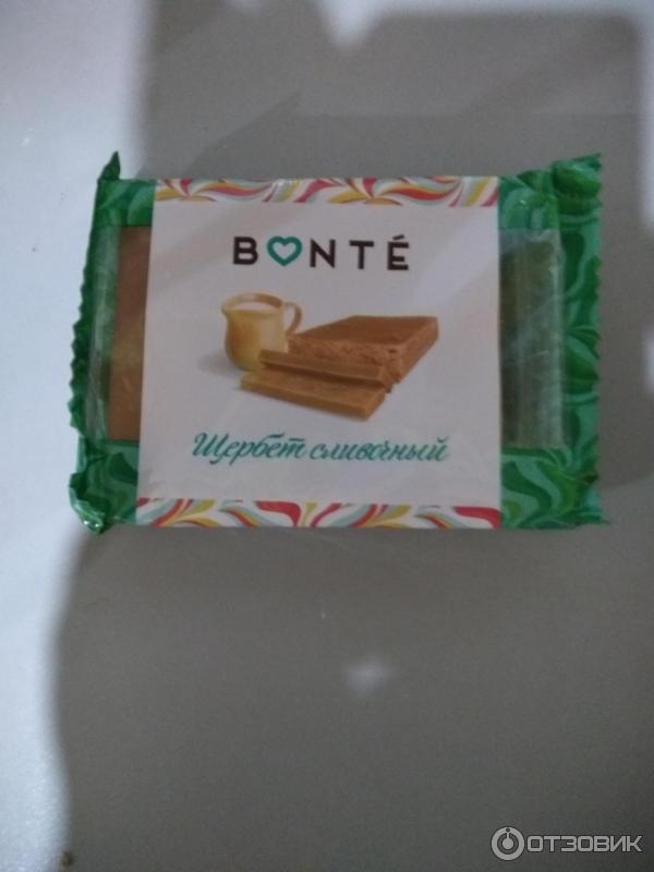 Шербет сливочный Bonte фото