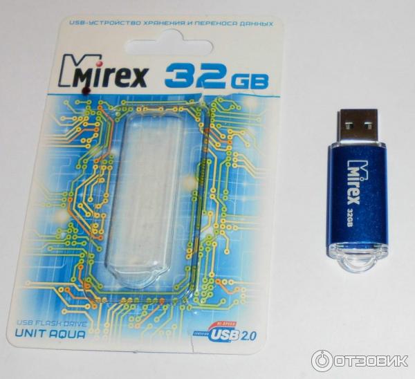 USB 2.0 флеш-накопитель Mirex 32GB Unit Aqua