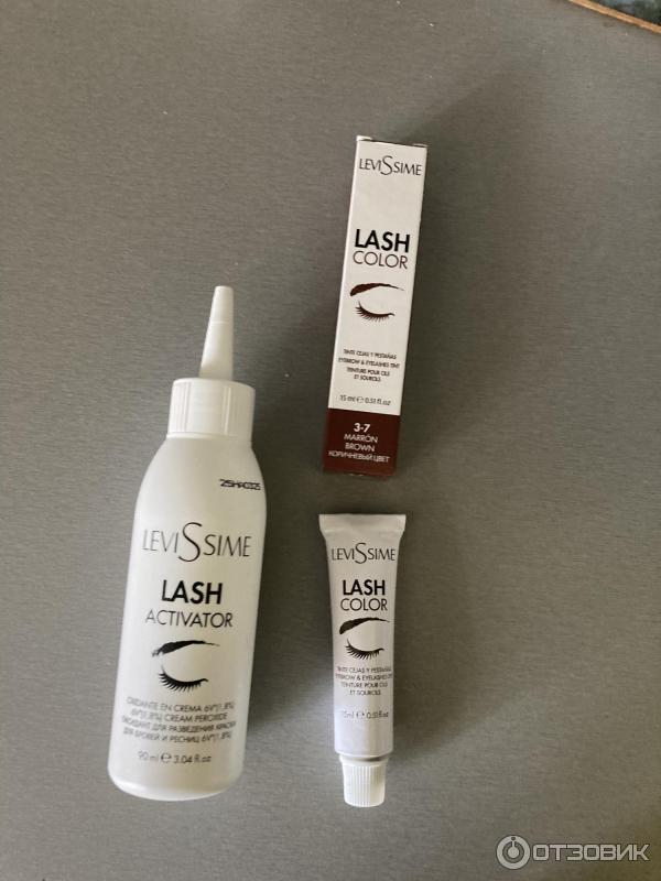 Краска для бровей Levessime lash color фото